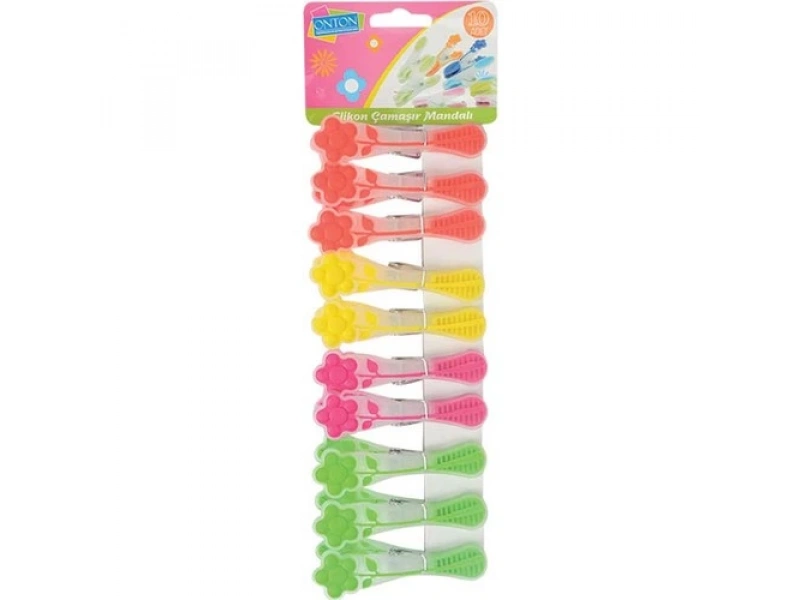 Onton Silikon Renkli Mandal 10 lu