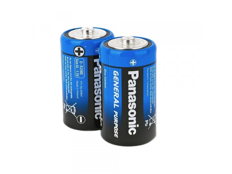 Panasonic R20 1.5V Büyük Pil 2li