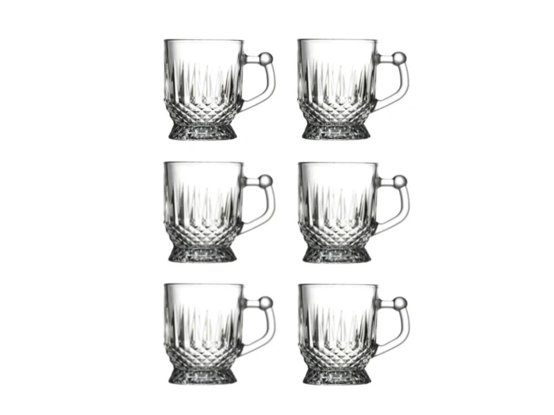 Paşabahçe 55871 Coffee Mugs & Cups Kulplu Çay Bardağı 165 Cc 6lı