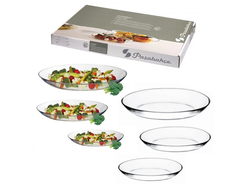 Paşabahçe 96501 İnvitation 3lü Oval Tabak Set