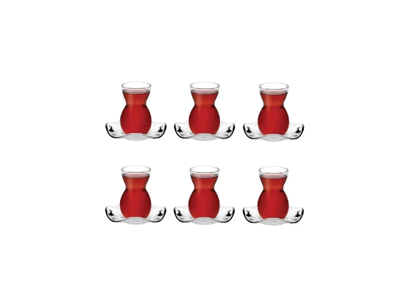 Paşabahçe 96574 Dantel Çay Takımı 140 cc 12 Parça