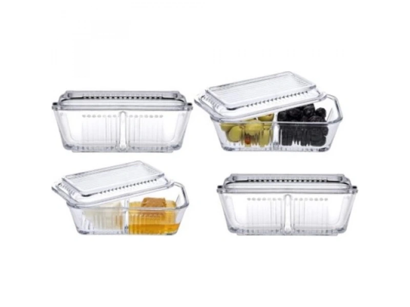Paşabahçe 96764 Frigo Bölmeli Saklama Kabı 4 Adet
