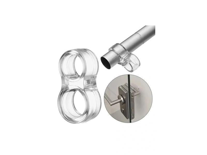 Şeffaf Silikon Plastik Kapı Kolu Tutucu, Tutacağı Durdurucu Pencere Tamponu Stoperi (5 ADET)