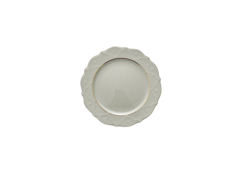 Porland Altın Yaldız 24 Cm Düz Tabak 6lı