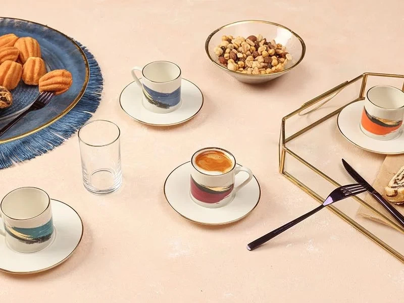 Porland Dash 4 Kişilik Kahve Takımı 90cc