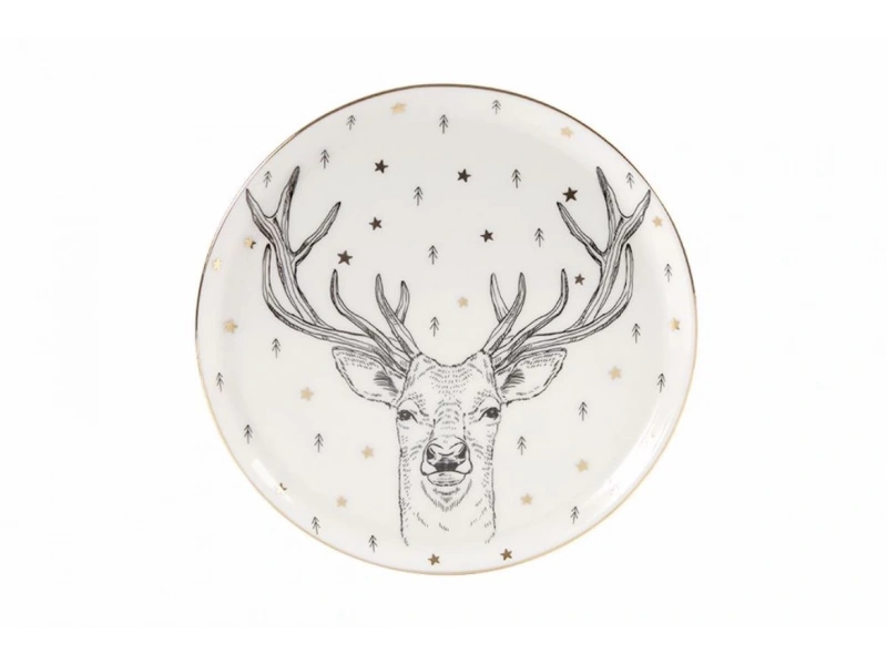 Porland Forest 4 Kişilik Pasta Takımı 20cm