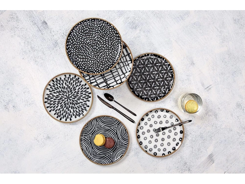 Porland Fractal 24cm 6 Kişilik Servis Takımı