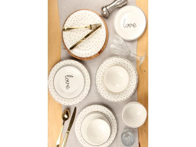 Porland Hope 6 Kişilik 24 Parça Yemek Takımı