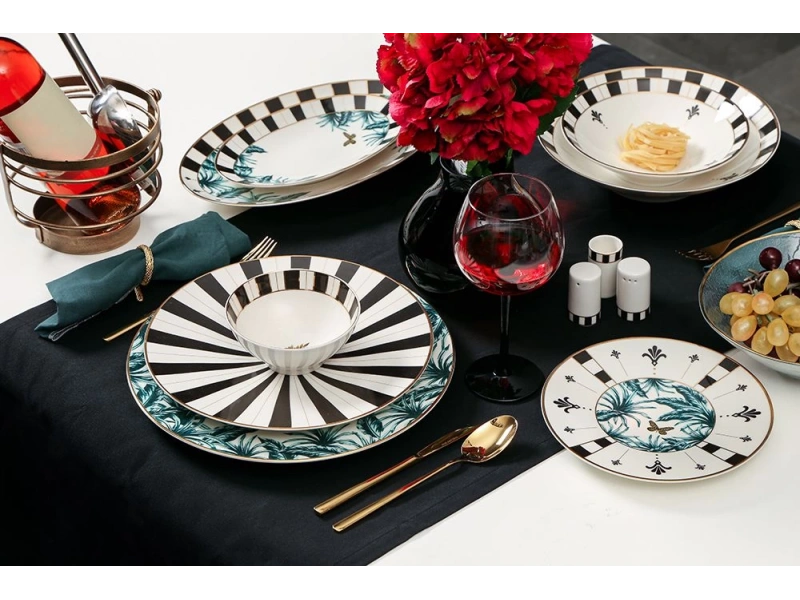 Porland Palms 27 Parça 6 Kişilik Yemek Takımı