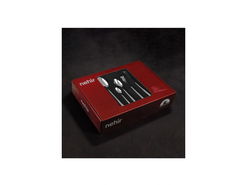 Nehir Sahra Sade 12 Kişilik 60 Parça Çatal Kaşık Takımı