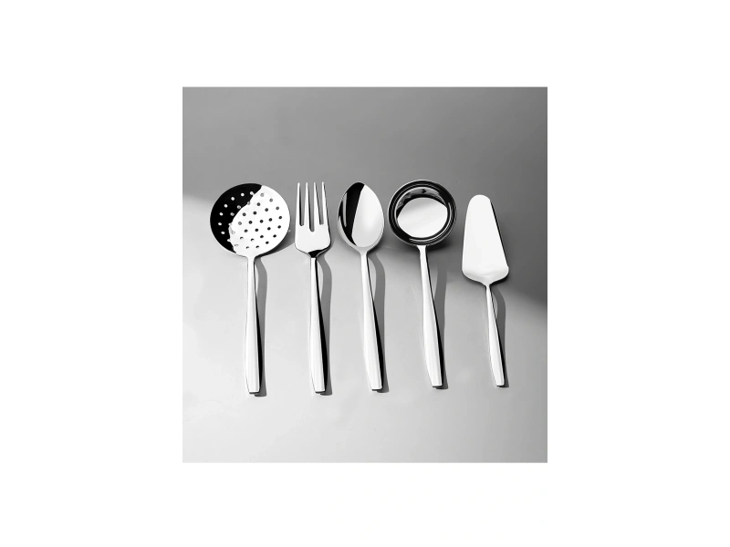 Nehir Sahra Sade 5 Parça Paslanmaz Çelik Servis Takımı