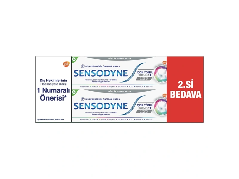 Sensodyne Çok Yönlü Koruma 50+50 ml Diş Macunu