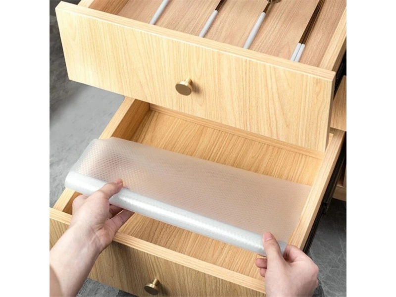 Sermat Eva Şeffaf Kaydırmaz Raf Dolap Ve Çekmece Örtüsü 45cm 3 Metre