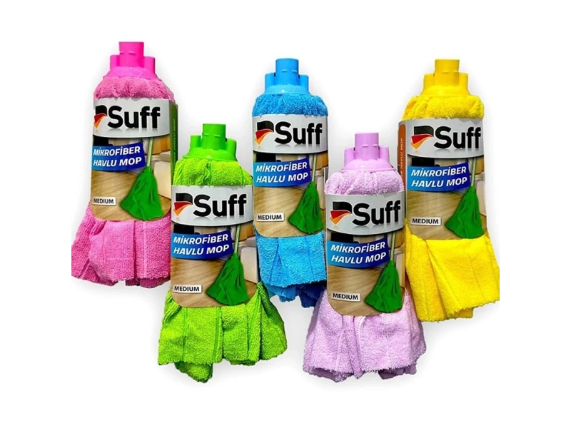 Suff Mikrofiber Havlu Mop Medium Mix Renk