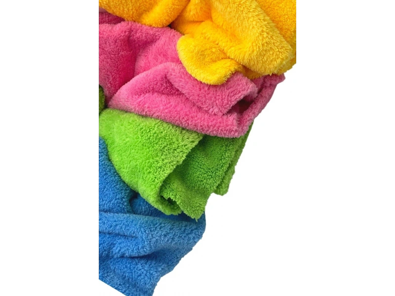 Suff Zambak 3lü Mikrofiber Bez /Oto Kurulama Bezi (40x30cm)