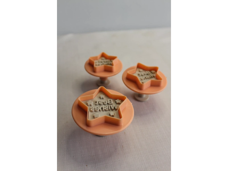 Sunplast 3LÜ Basmalı Yıldız Şekillendirici