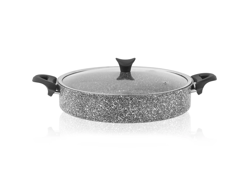 Taç Ultra Granit Basık Tencere 28 cm