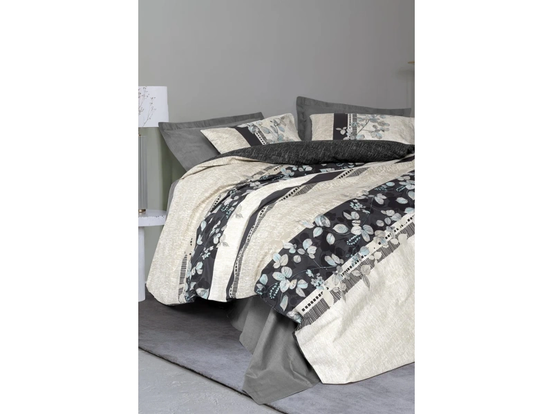 Tek Kişilik Nevresim Takımı Lehlare Antrasit