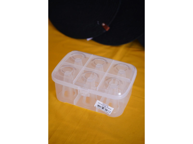 Çay Bardağı Taşıma Kutusu Şeffaf