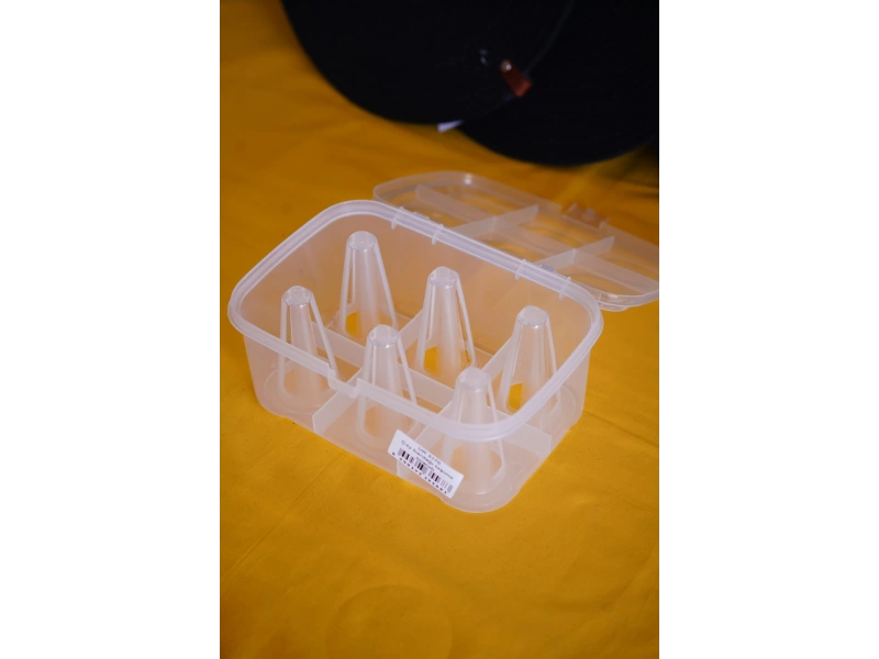 Çay Bardağı Taşıma Kutusu Şeffaf