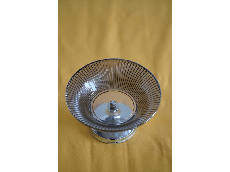 Metal Ayaklı Cam Şekerlik Meyvelik