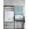 %100 Pamuk Hamam Havlu Seti Colorful Mint-Beyaz