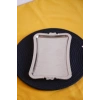 Cooker Dikdörtgen Dövme Desenli Metal Sunum Tepsi 25x17 cm