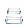 Paşabahçe 159129 Borcam Premium Kare Tepsi 2li Set