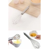 Paslanmaz Çelik 25cm Çırpıcı Yumurta Süt Karıştırıcı Hamur Çırpıcı Metal Saplı Lüx Çırpıcı