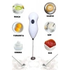 Pilli Mini Mixer Kahve Süt Köpürtücü Karıştırıcı Cappuccino Mixer