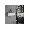 Yapışkanlı Siyah Kağıt Rulo Havluluk, Peçetelik, Yapışkanlı Tasarım, Banyo Askısı