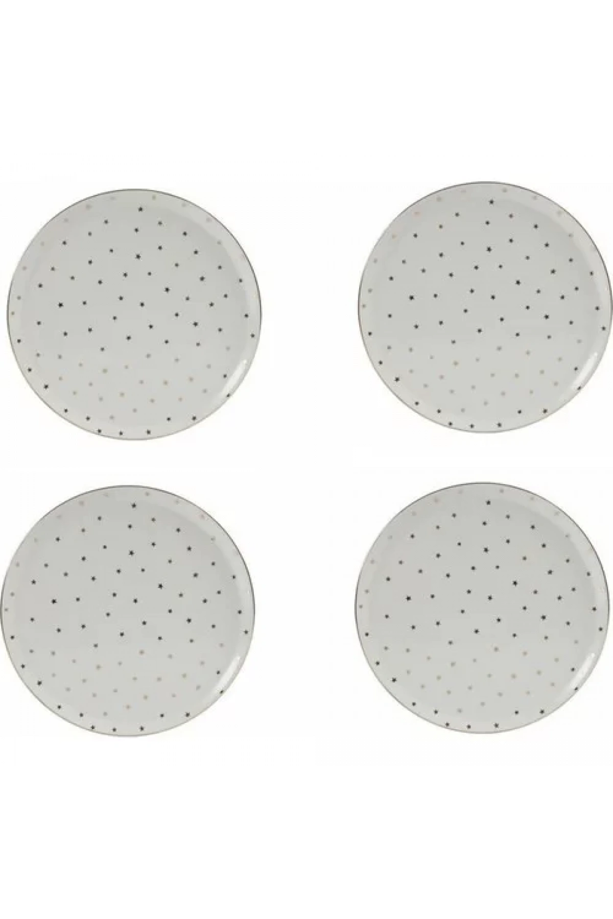 Porland Forest Yaldızlı Servis Tabağı 28cm 4lü