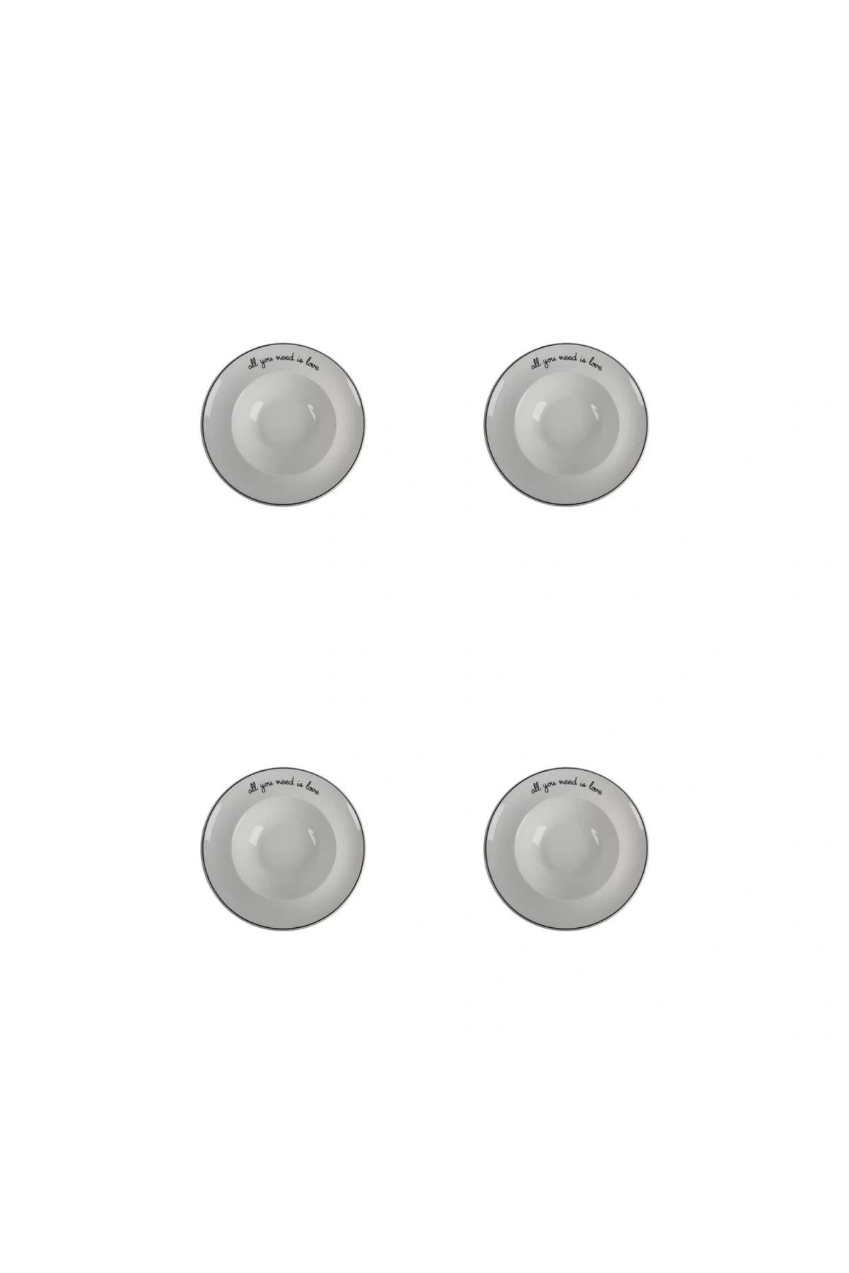 Porland Hope Çukur Tabak 26cm 4lü