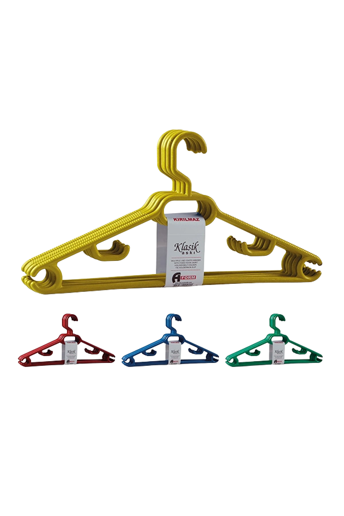 A Form Klasik Sabit Başlı Elbise Askısı