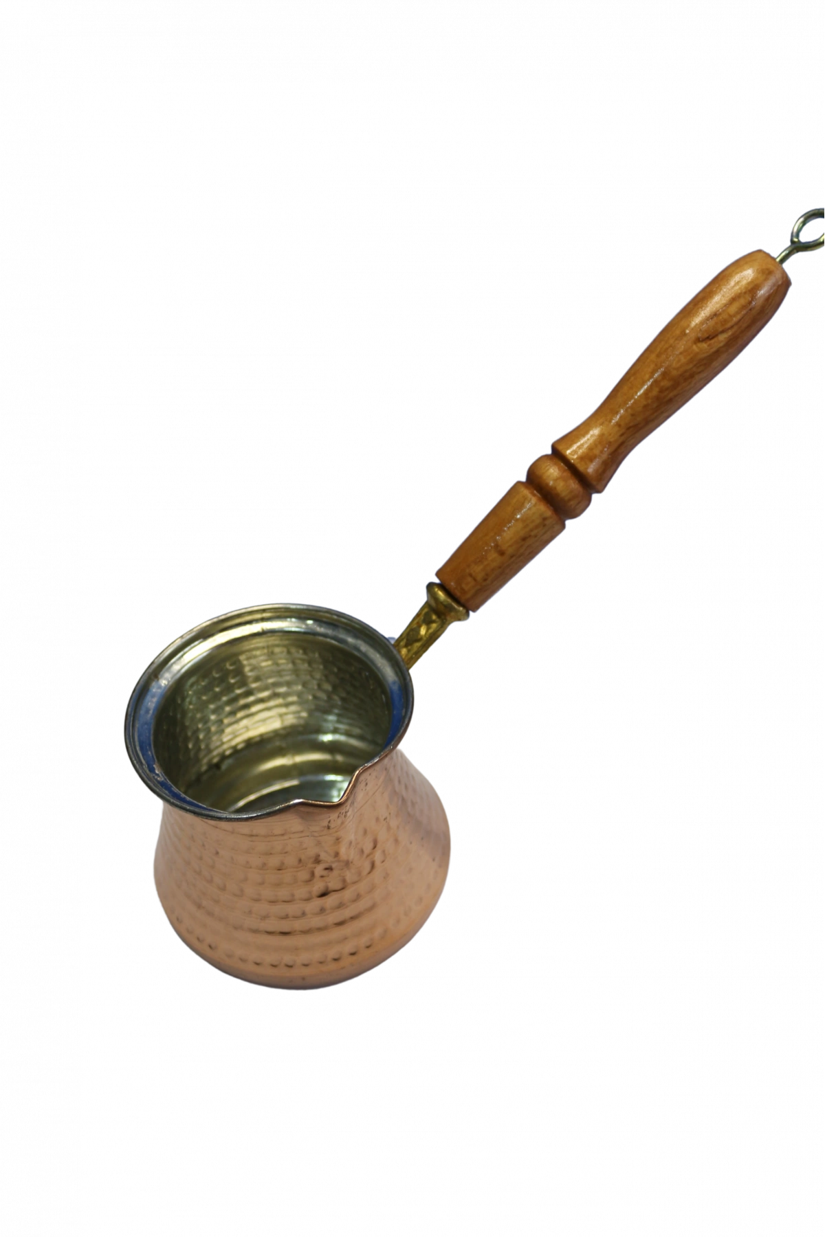 Ahşap Saplı Bakır Sütlük No:1