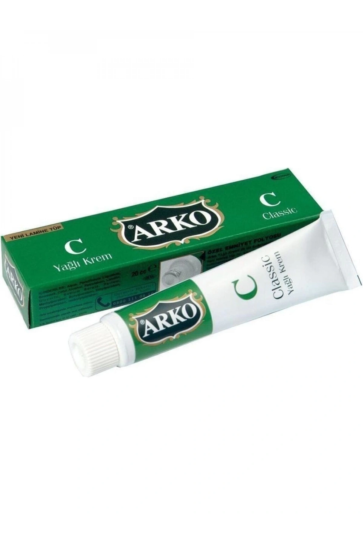 Arko Klasik Yağlı Krem Tüp 20ml.