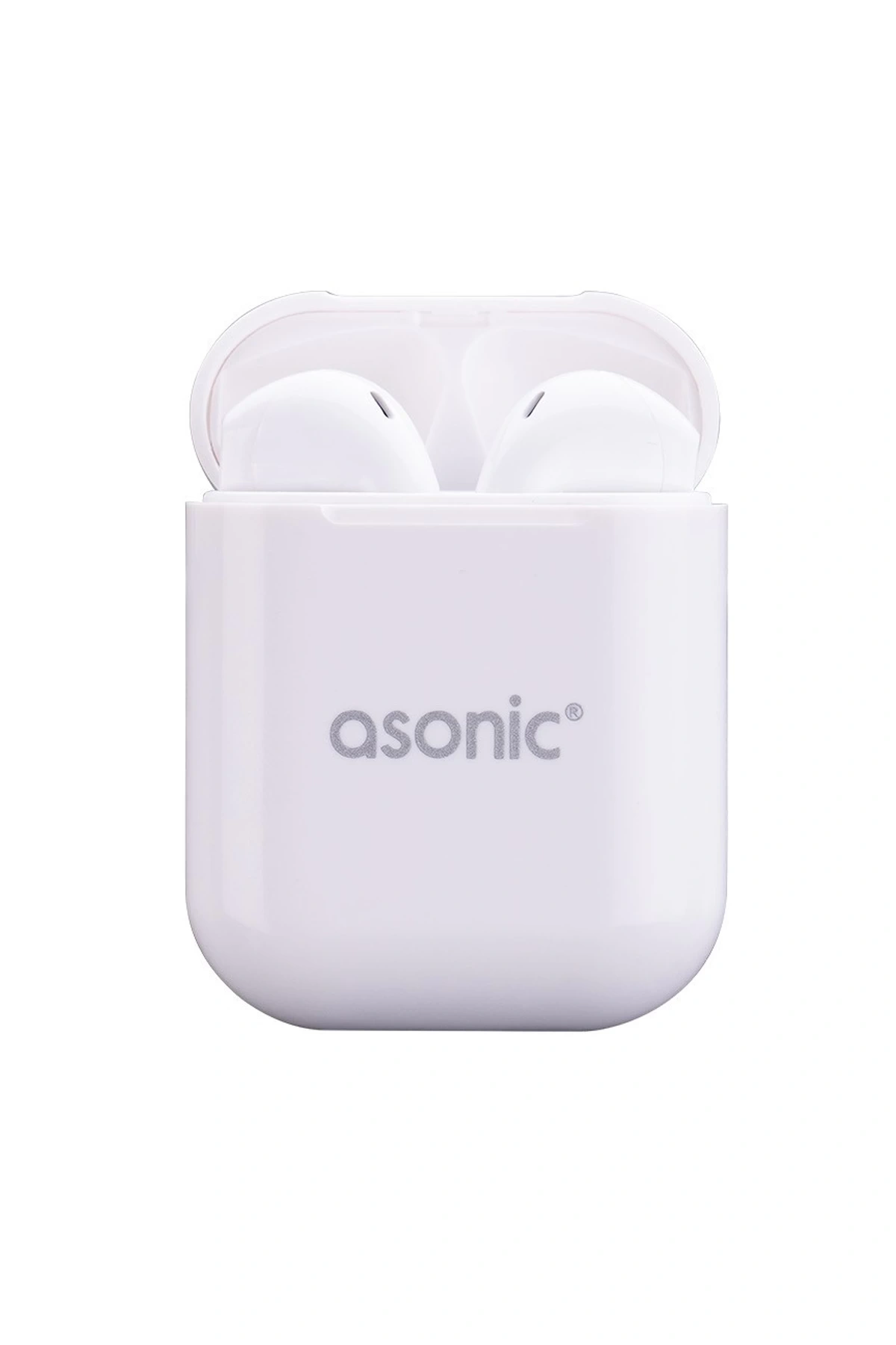Asonic AS-TWS130 Beyaz Mobil Telefon Uyumlu Bluetooth Tws Mikrofonlu Kulaklık