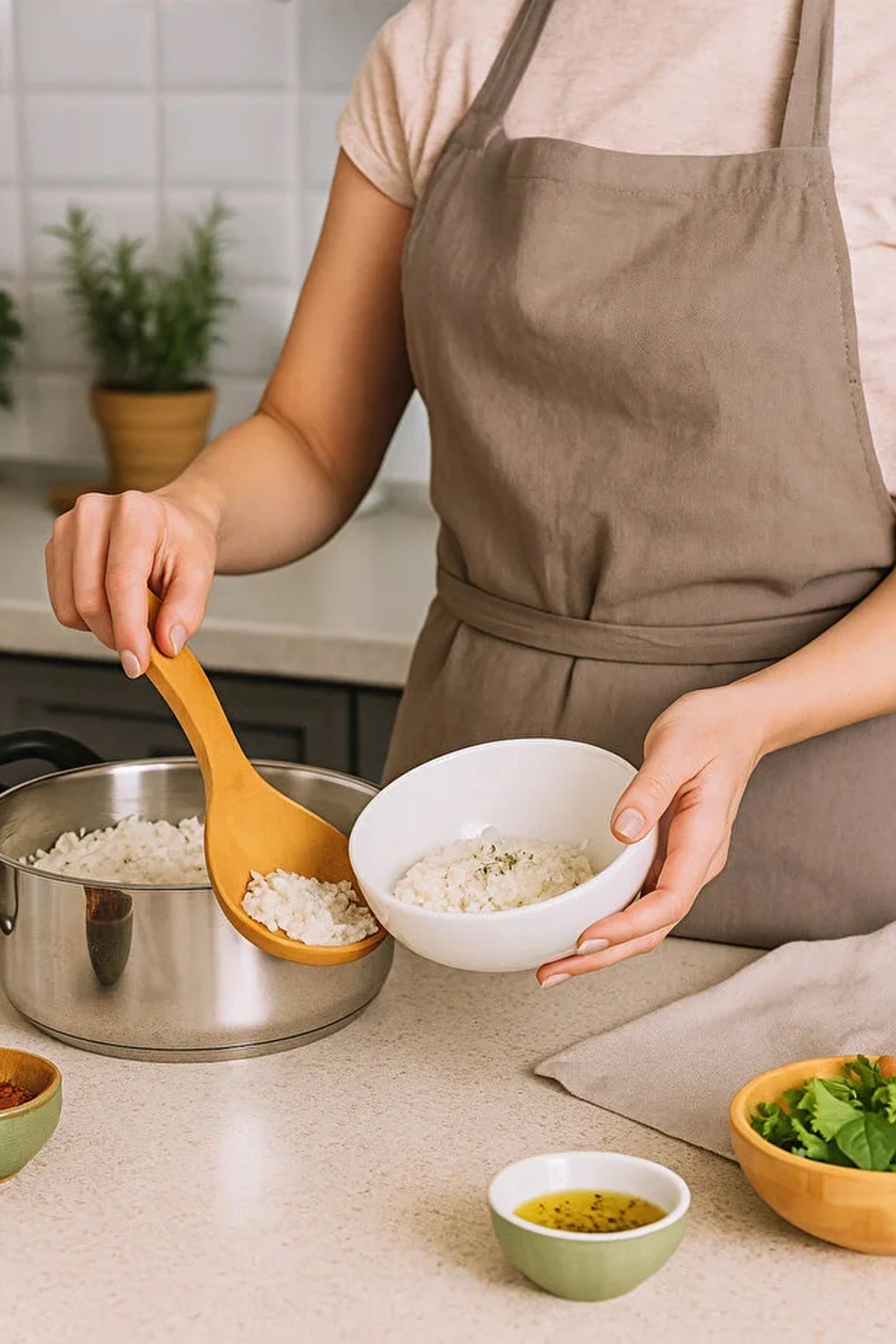 Bambu Eğri Büyük Kaşık - Delikli, Ergonomik, Çizmez Ahşap Kaşık 1 Adet 26cm