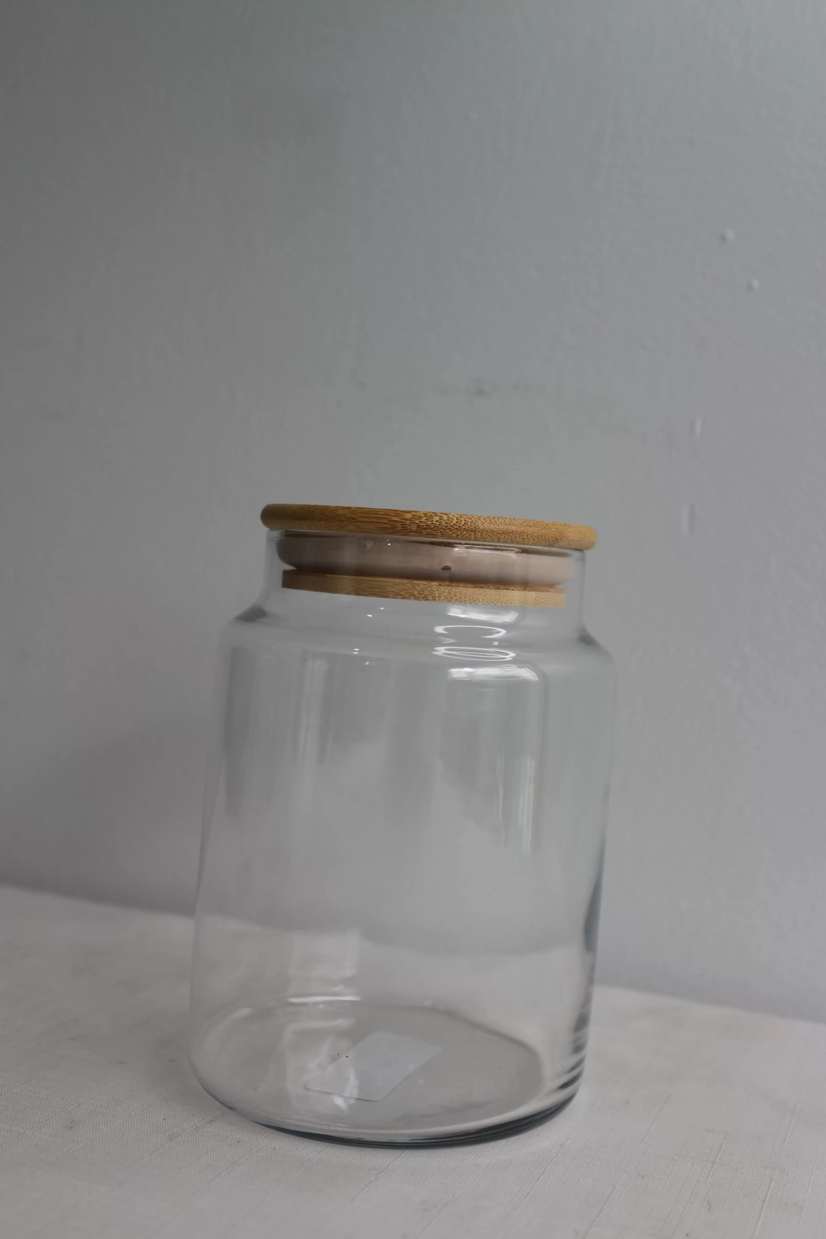 Bambu Kapaklı Cam Kavanoz 800ml