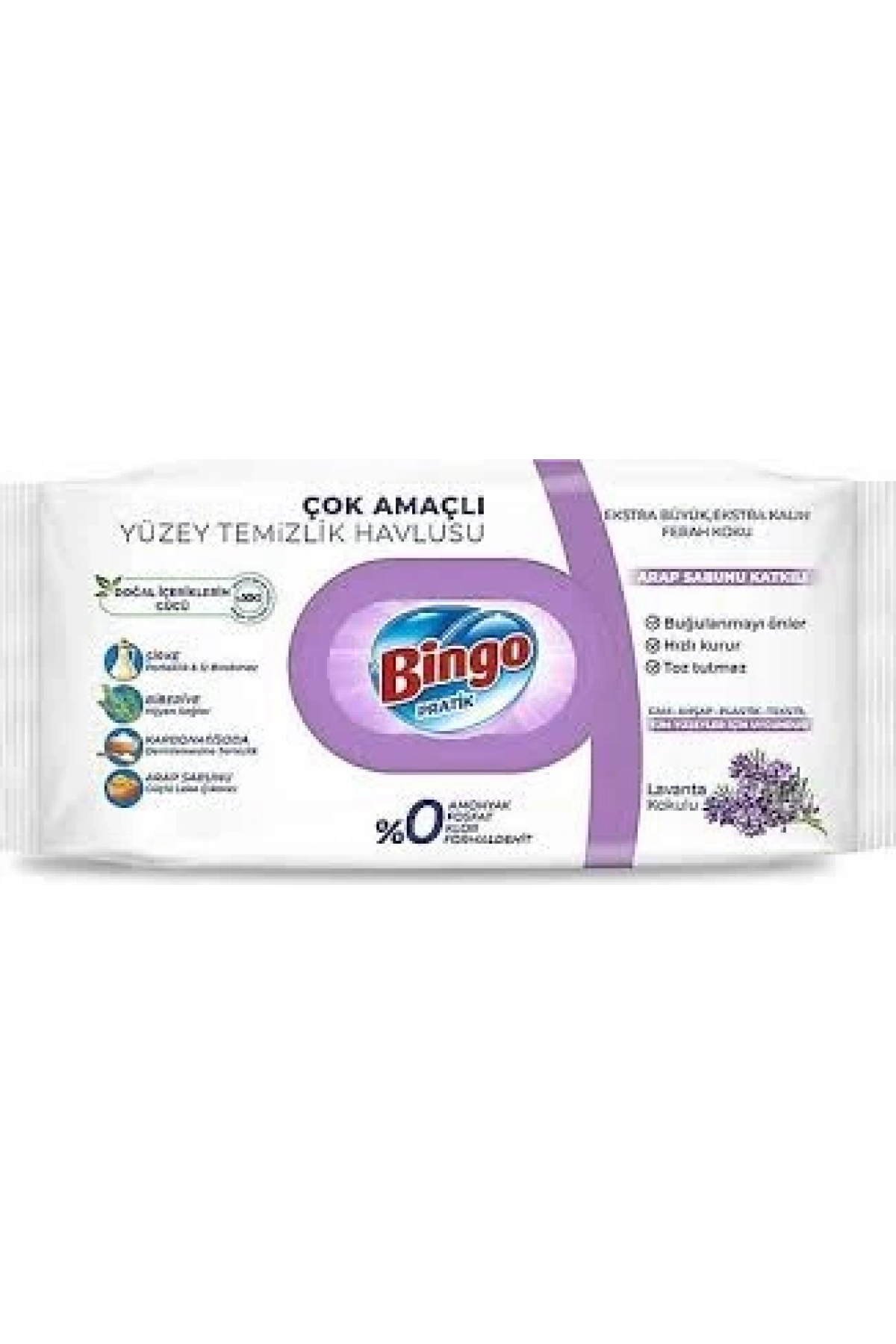 Bingo Pratik Yüzey Havlusu Lavanta