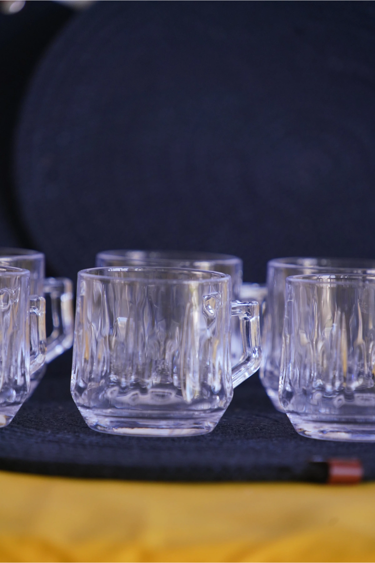 Panayır Home Blinkmax Kulplu Şeffaf 6lı Fincan Bardak GLS-200