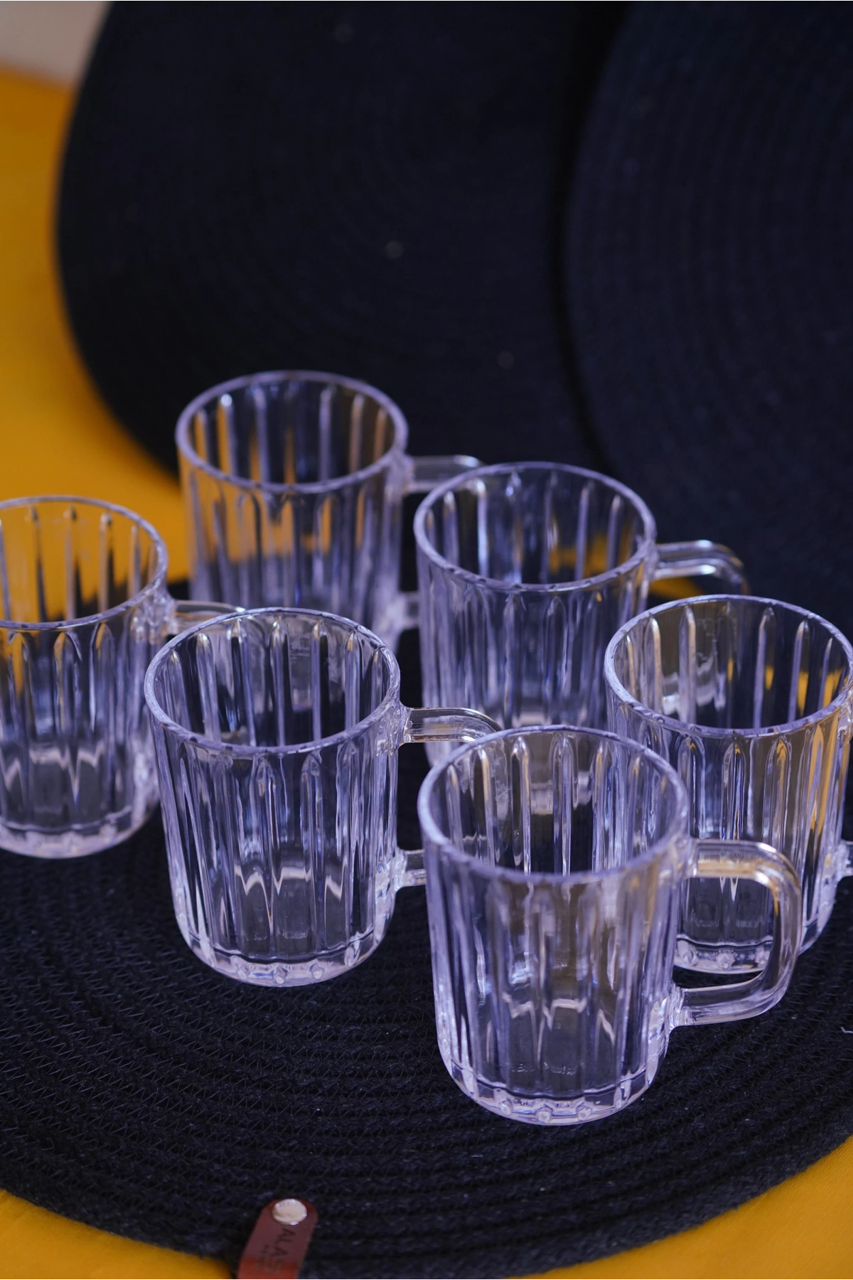 Panayır Home Blinkmax Kulplu Şeffaf 6lı Fincan Bardak GLS-209