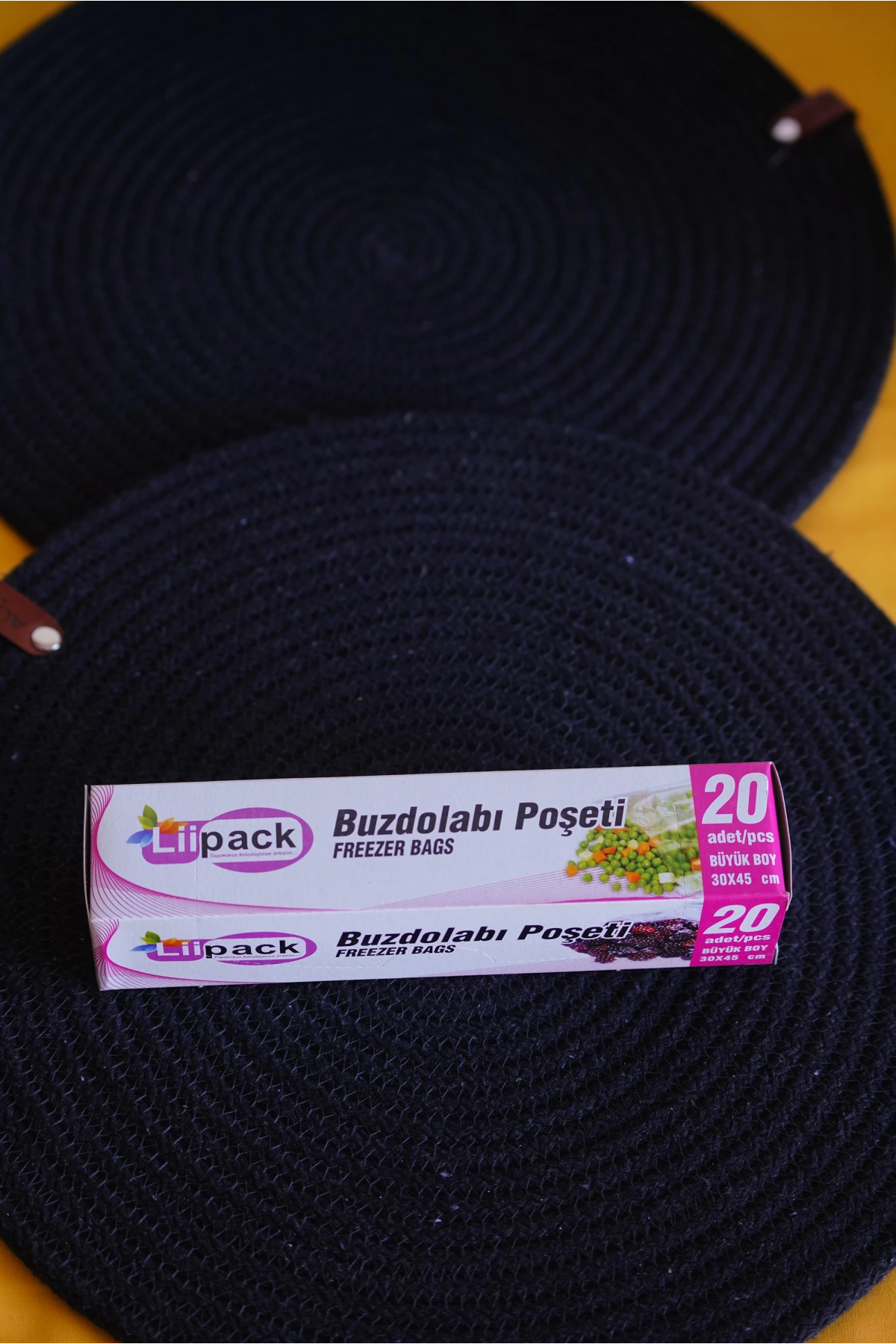 Liipack Büyük Boy 20li Buzdolabı Poşeti 30x45cm