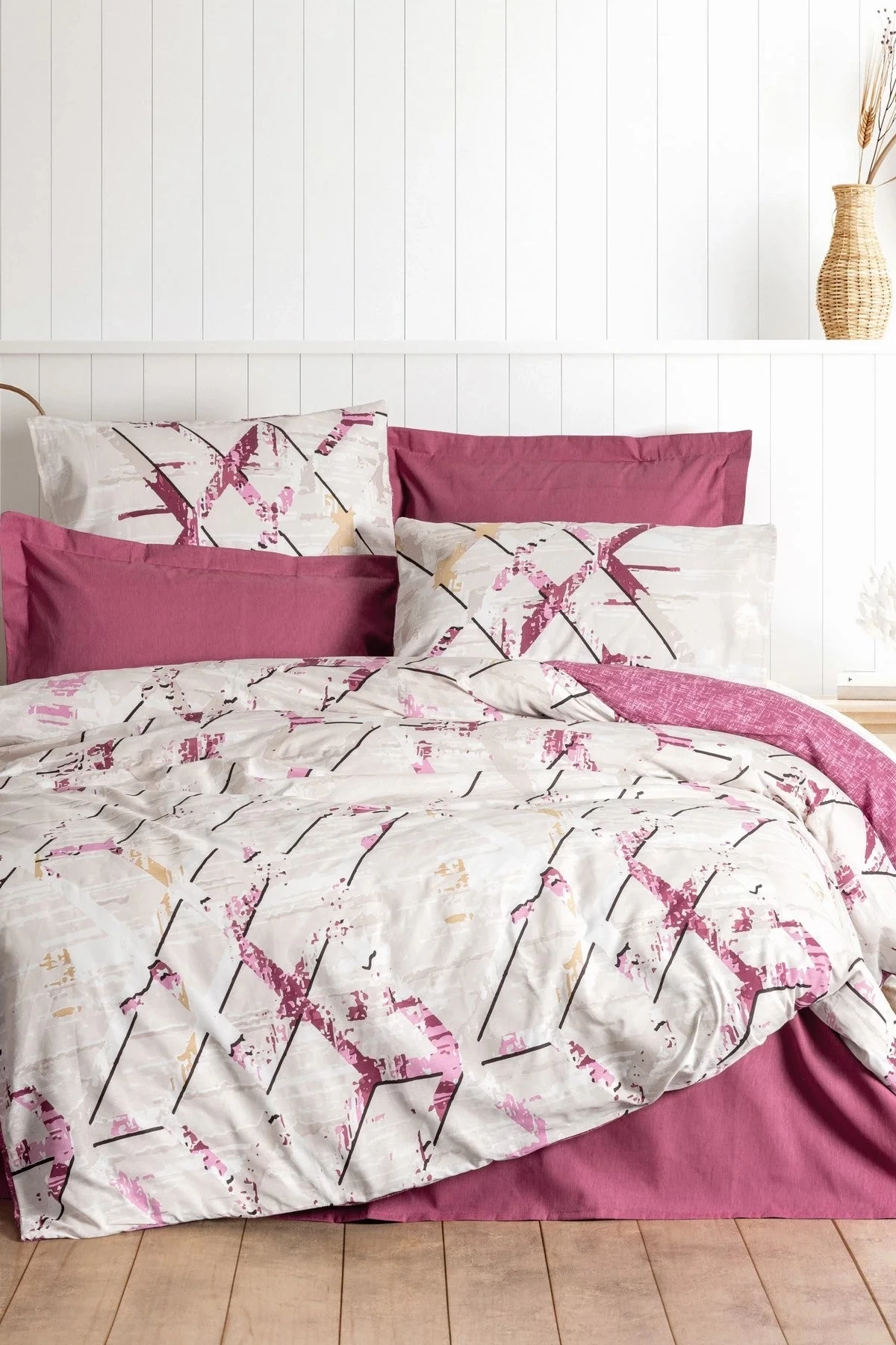 Çift Kişilik Nevresim Takımı Renata Mürdüm