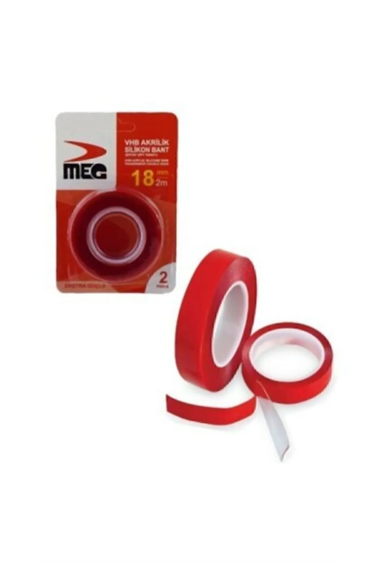 Çift Taraflı Bant Silikonlu