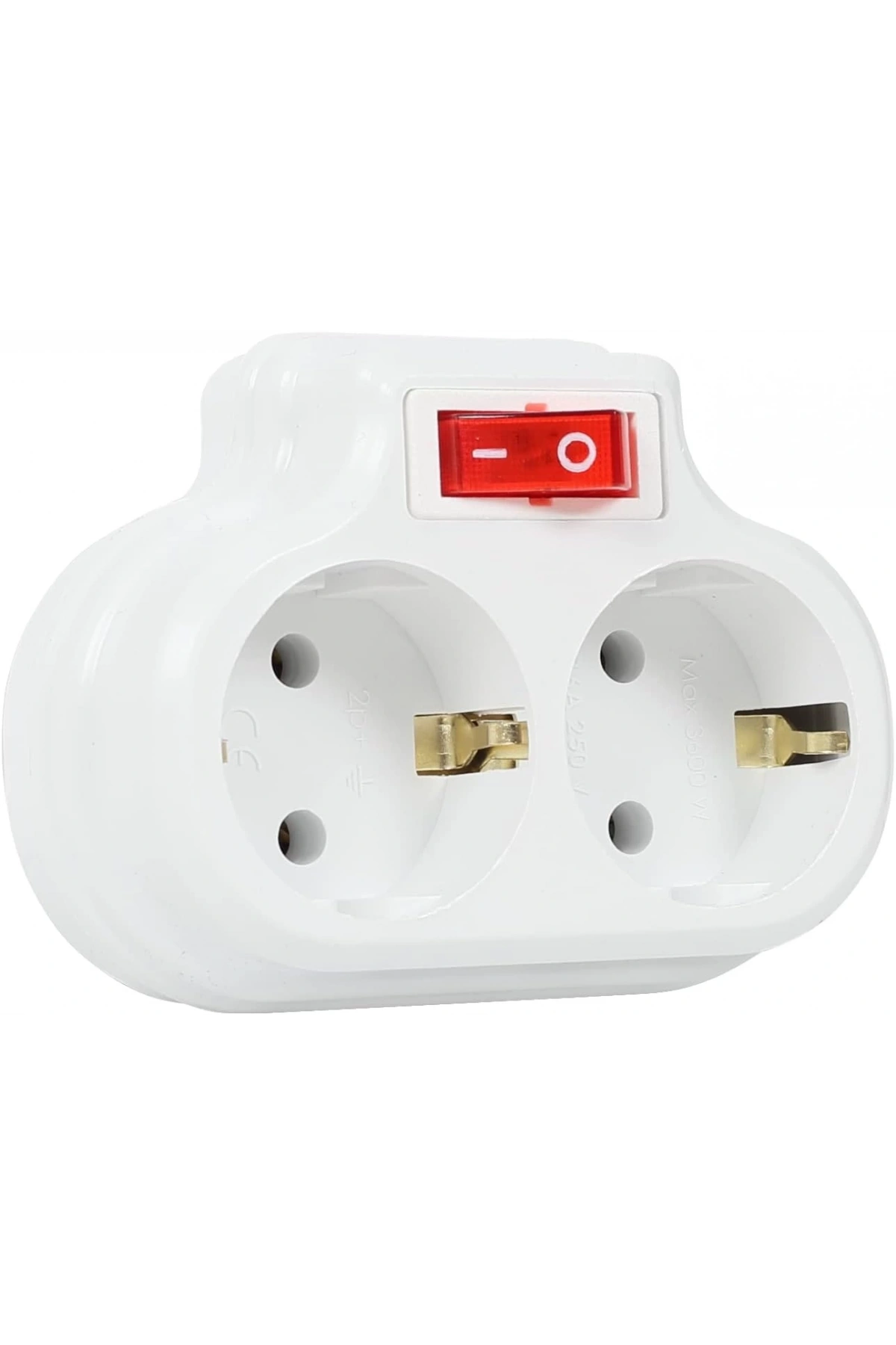 Far 2li Anahtarlı Priz Golyat