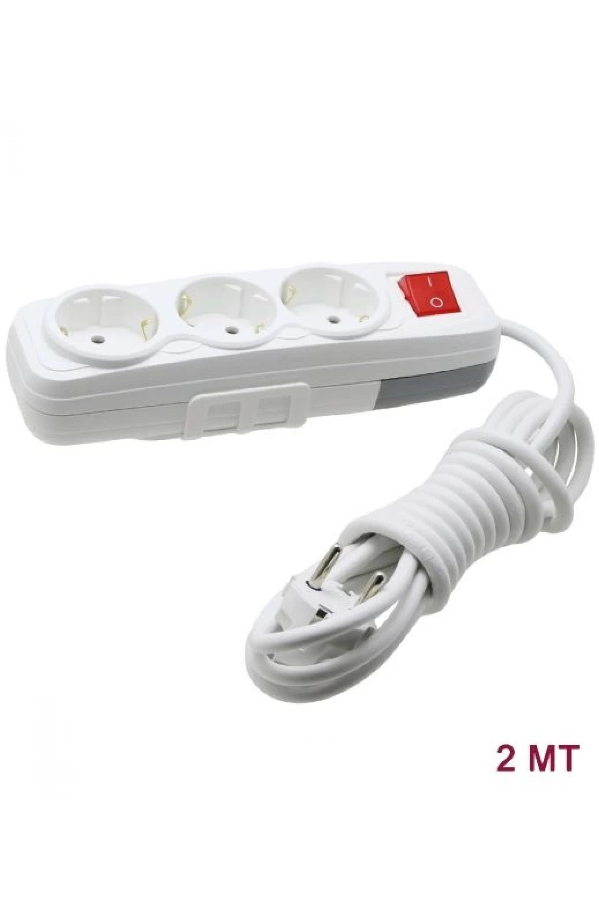 Far 3lü Anahtarlı Grup Priz 2 Metre