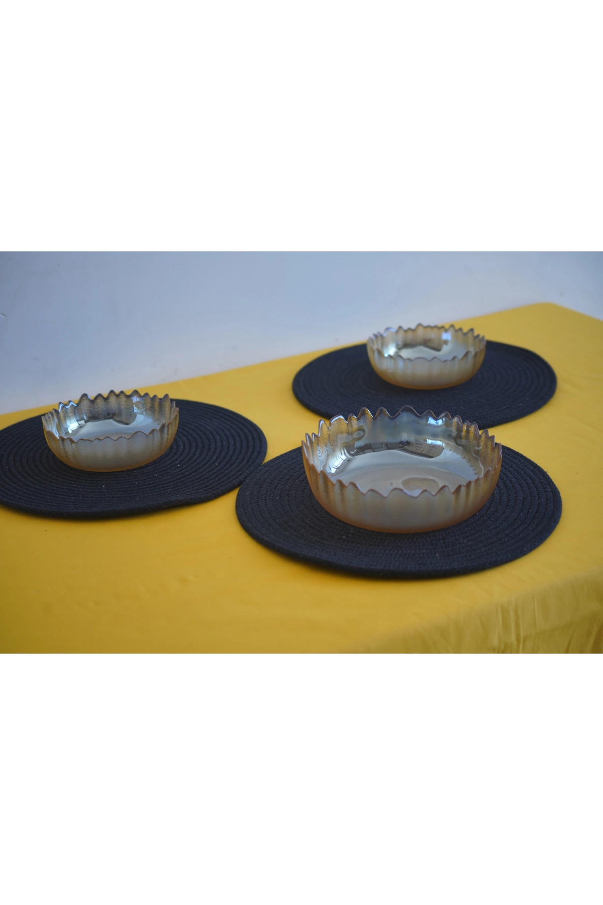 Kapadokya 3lü tabak seti