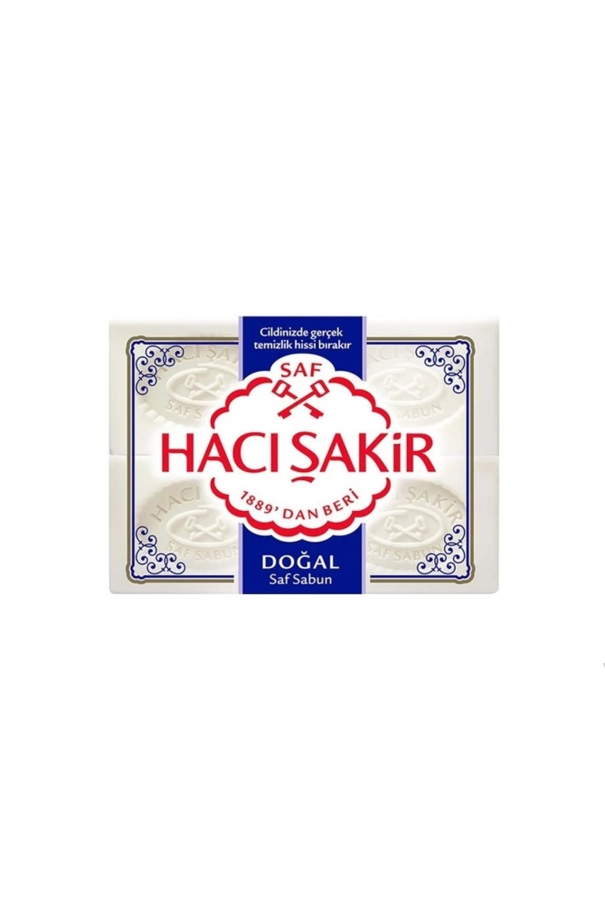 Hacı Şakir 4lü Saf Katı Sabun 150x4 600gr.