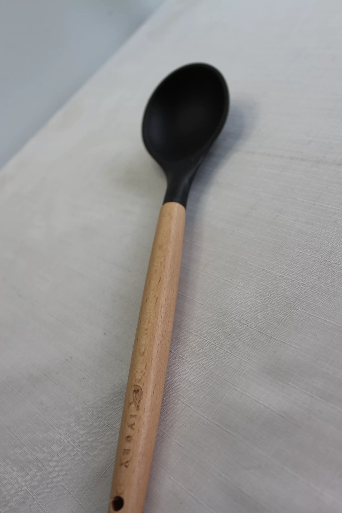 Ivory Bambu Saplı Silikon Kaşık